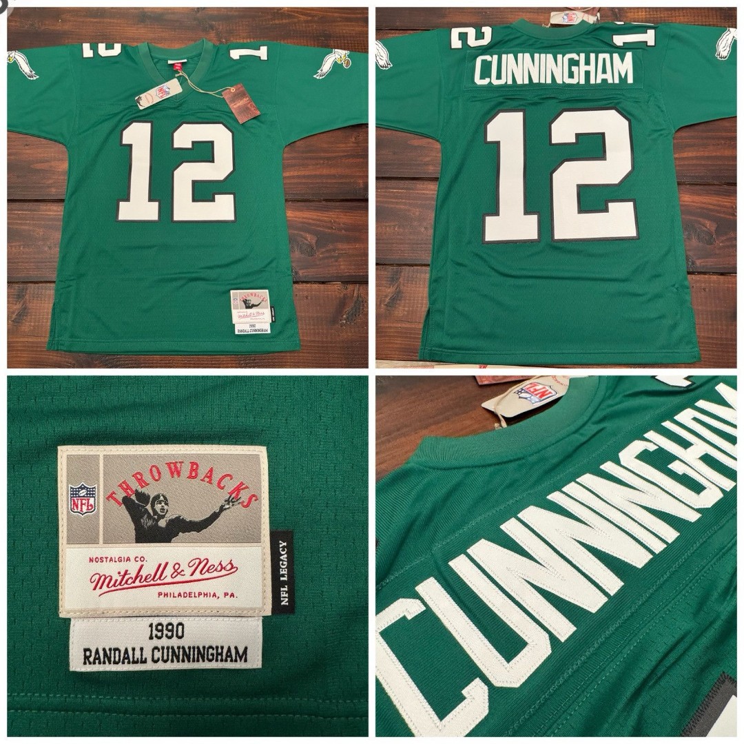 Mitchell & Ness Philadelphia Eagles Randall Cunningham Kelly Green Legacy Jersey