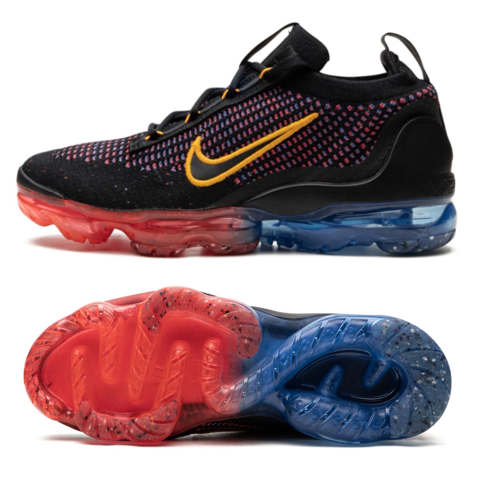 Nike Air VaporMax Flyknit Black Running Sneakers*NEW