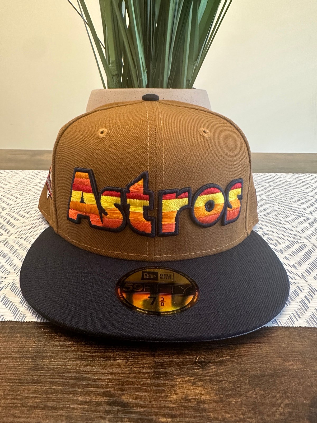 New Era Houston Astros Fitted 7 3/8