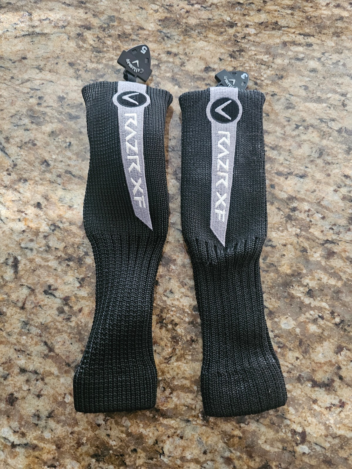 2 Good Used Callaway RAZR XF Head Covers Rescue/Hybrid Callaway Golf Headcovers