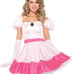 Pink Princess Cosplay Costume Pink Size XL