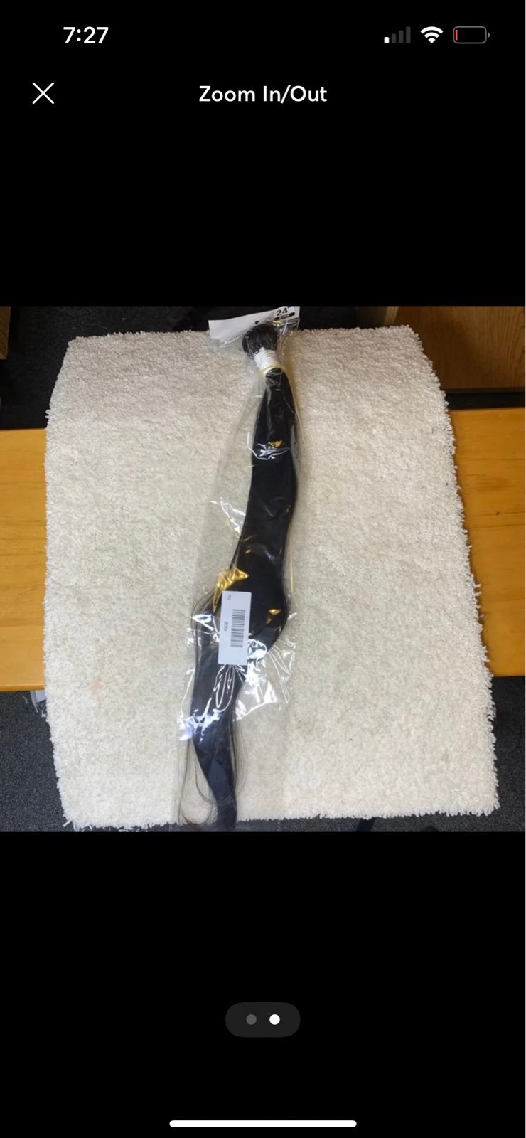 1x24inch 100% Peruvian Human Hair Bundle