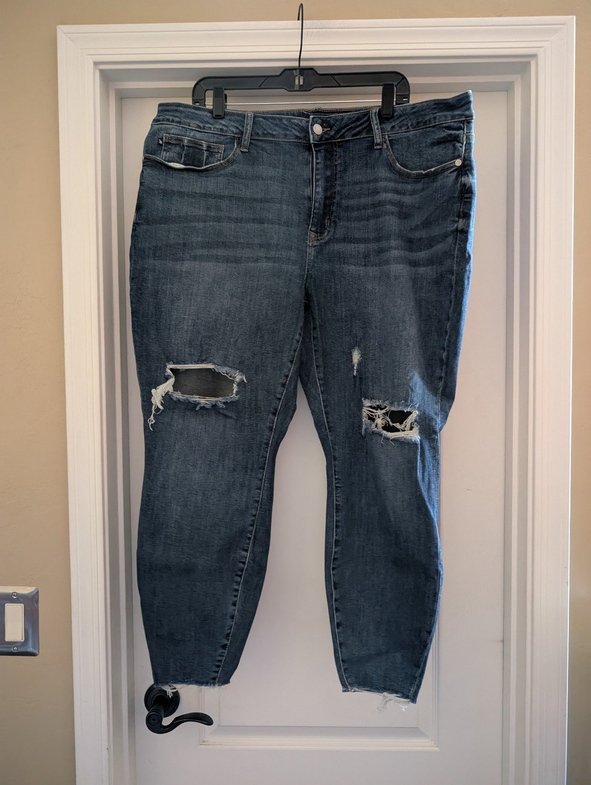 Judy Blue Distressed Skinny Jeans Size 22W