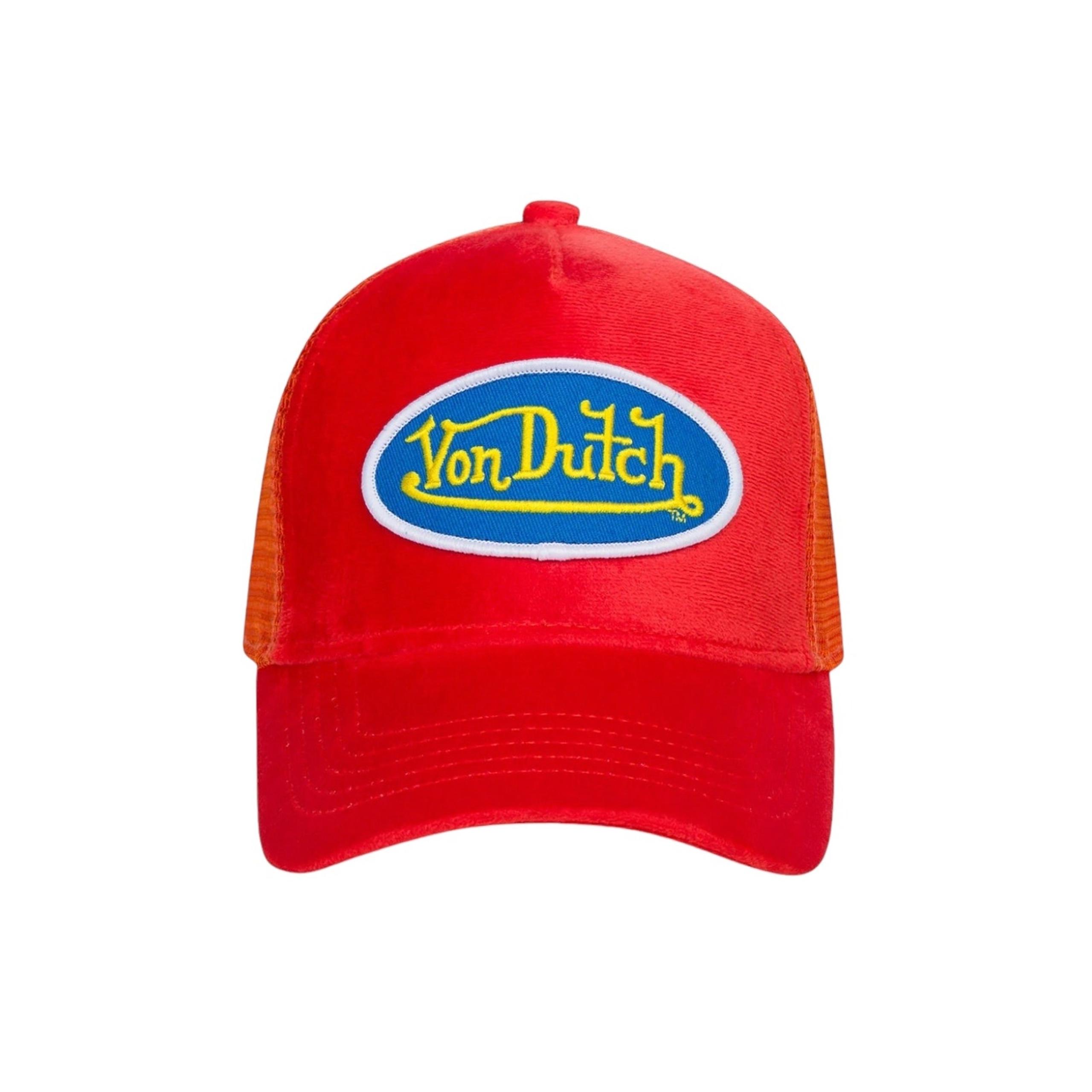 NWT! Von Dutch Vibrant Orange Hollywood Trucker Hat - One Size