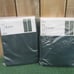 Set of 2 Brand New Ikea Majgull Dark Green Black Out Curtains 57 x 98