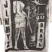 Vintage JimmyZ Polo Shirt Mens Size Medium Gray All Over Print Go Go Bar