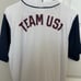 Outerstuff Youth White Olympics Team USA Baseball Start Button-Up Shirt Jersey