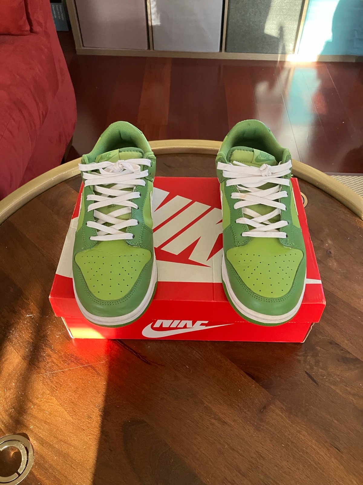DJ6188-300 Nike Dunk Low Kermit Chlorophyll Vivid Apple Sea Light Green M10.5