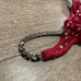 Cherry red glam fit competition bikini