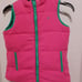 NWT Corduroy Girls Reversible Puffer Vest Size 14 Equestrian Horse Embroidered