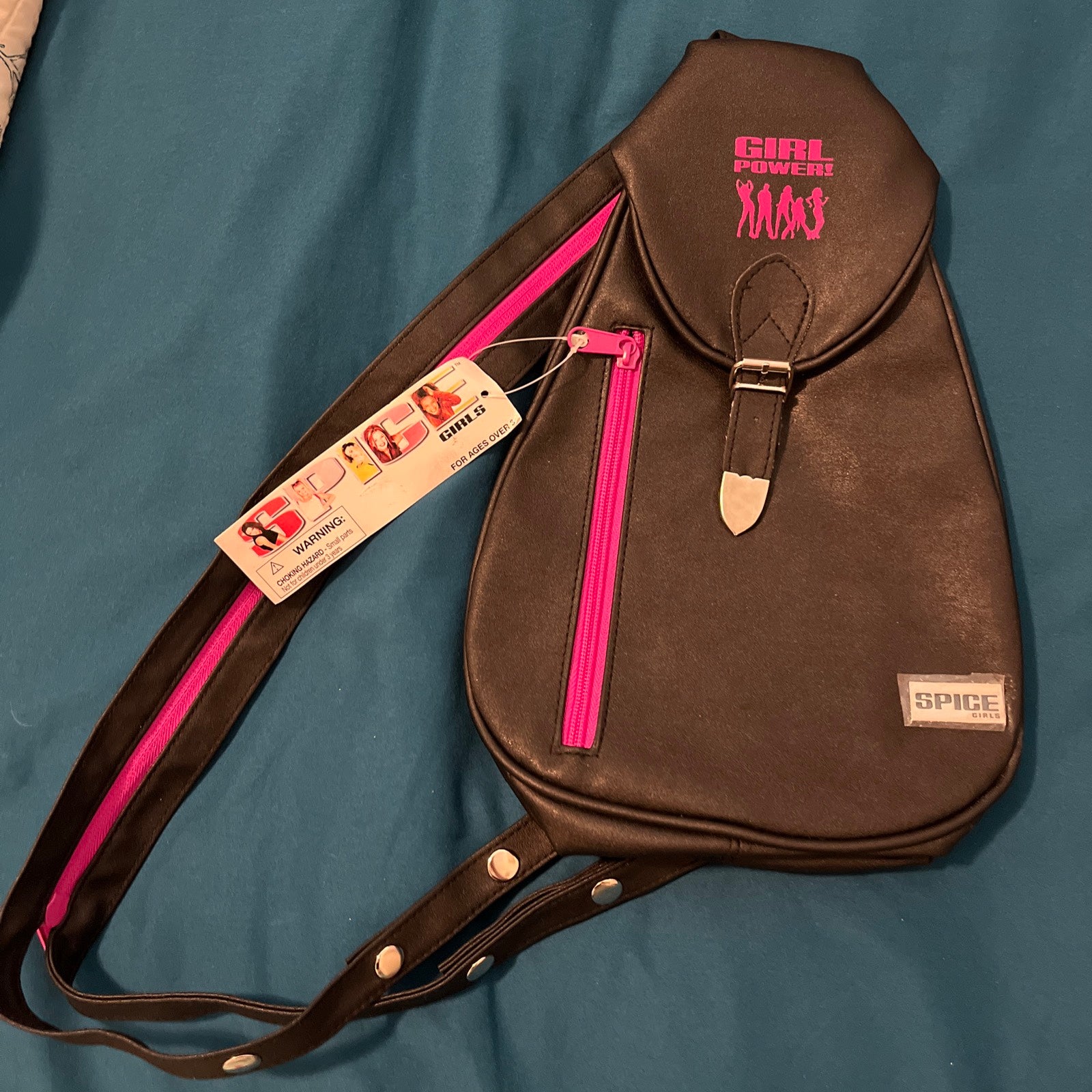 NWT 1997 Vintage Spice Girls Mini Backpack Crossbody Girl Power