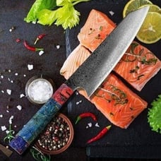 Mokuzai™: 67 Layers of Damascus Steel Multi function knife - Mokuzai™ proudly p