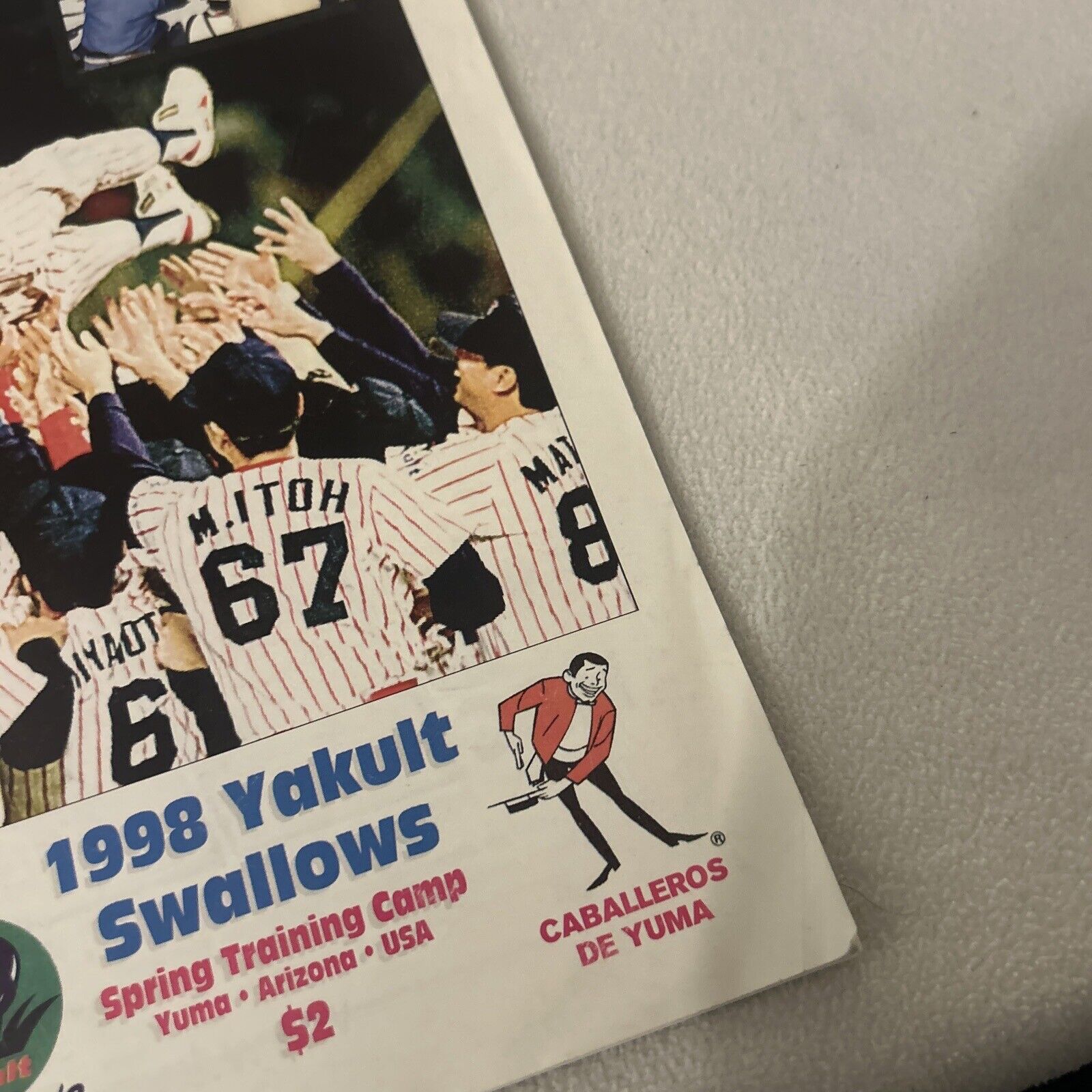 1998 Yakult Swallows Spring Training Capm Yuma Arizona Guide