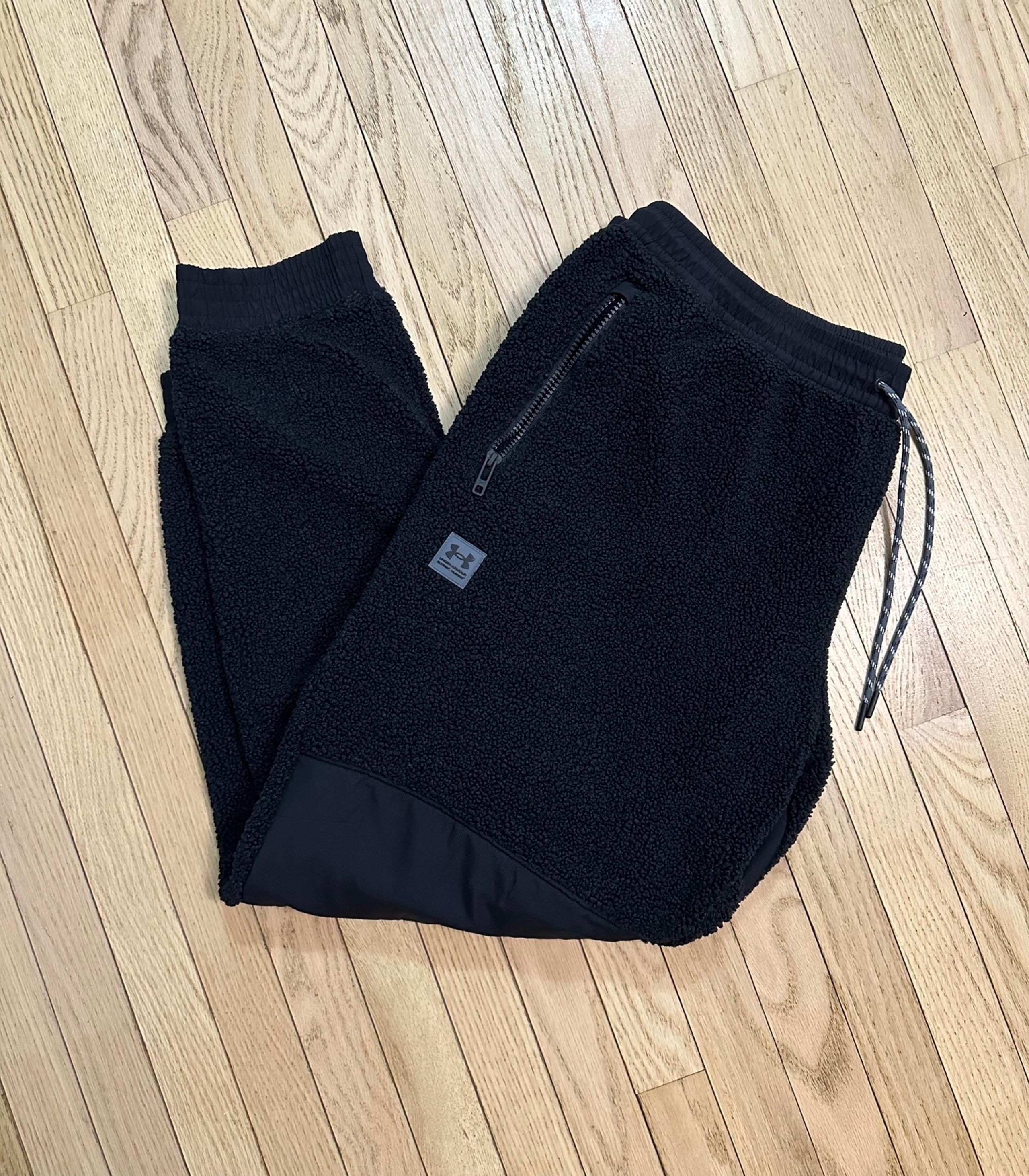 XXL- NEW Under Armour Black Mission Boucle Swacket Pants Joggers Mens Size 2XL