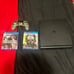 PS4 w/ controller and games