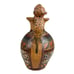 Handcrafted Peruvian Clay Pitcher – Figural Cheetah Handle & Alpaca Motif