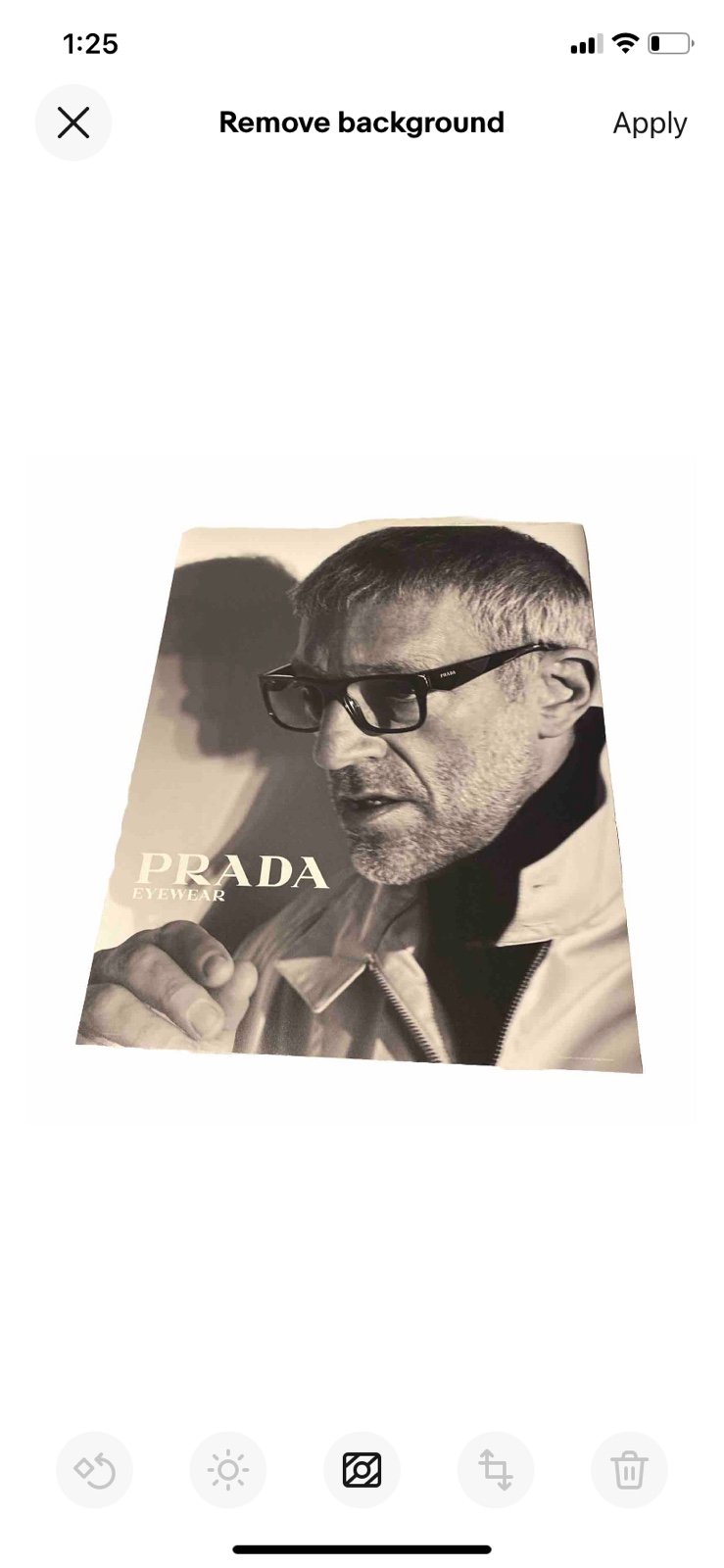 Poster Prada Large Length 20” Height 25”