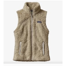 Patagonia Los Gatos Sherpa El Cap Khaki Vest Women's Size L