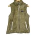 Patagonia Los Gatos Sherpa El Cap Khaki Vest Women's Size L