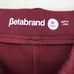 Betabrand Dress Pant Yoga Pant Crepe Womens Size Medium Long Maroon Stretch