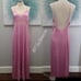 NEW X-LARGE VICTORIA'S SECRET Luxe Lace-Inset Long Slip in Lilac Chiffon