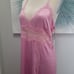 NEW X-LARGE VICTORIA'S SECRET Luxe Lace-Inset Long Slip in Lilac Chiffon
