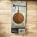 Birdrock 18 Acacia Wood Round Herringbone Grazing Charcuterie Serving Board...