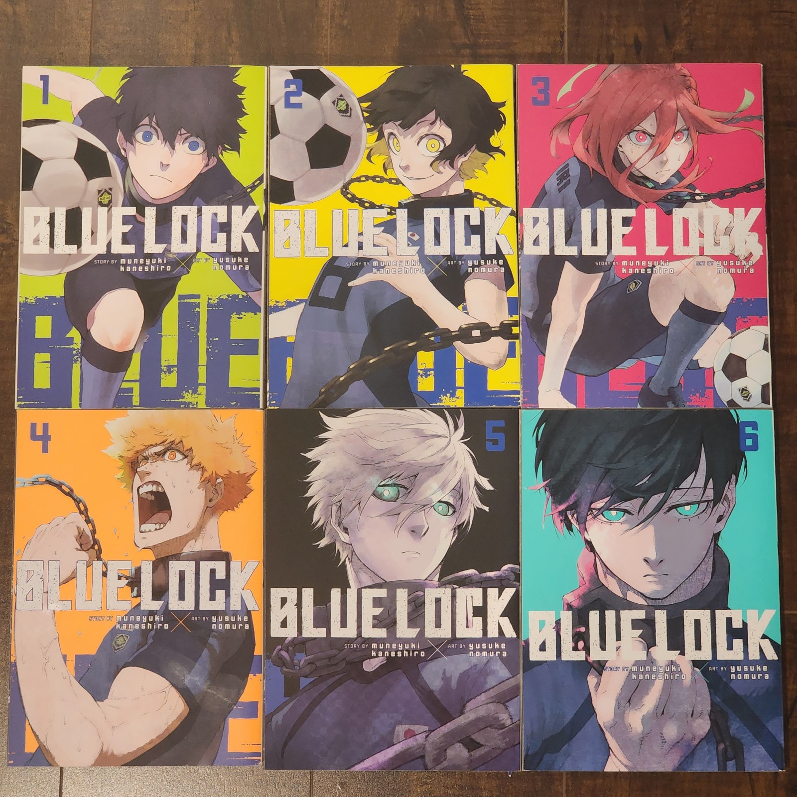 Blue Lock ENG Manga Vol 1-6