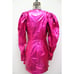 Rotate Birger Christensen Raspberry No 24 Metallic Pink Puff Mini Dress Size 4