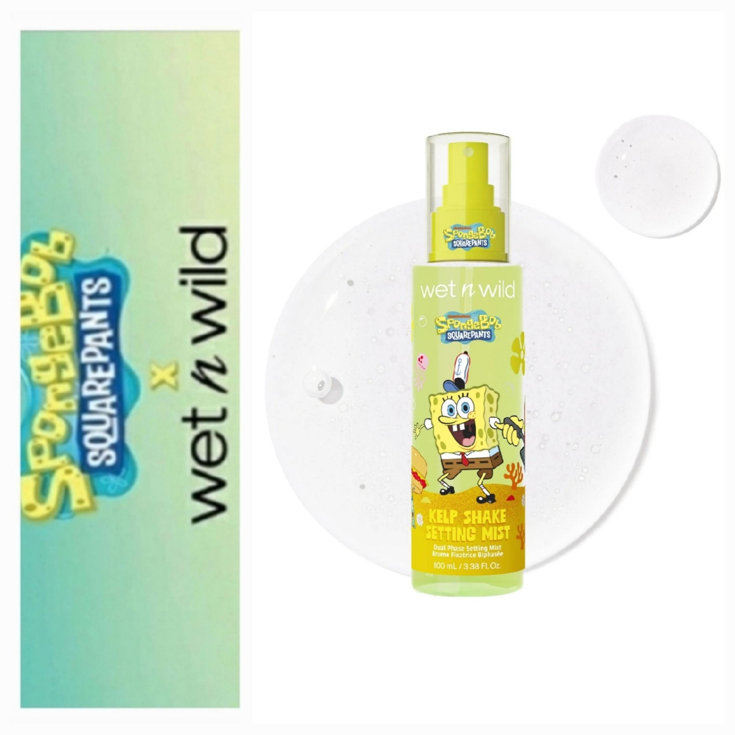 BodyWet n Wild x SpongeBob Kelp Shake Dual Phase Makeup Setting Spray