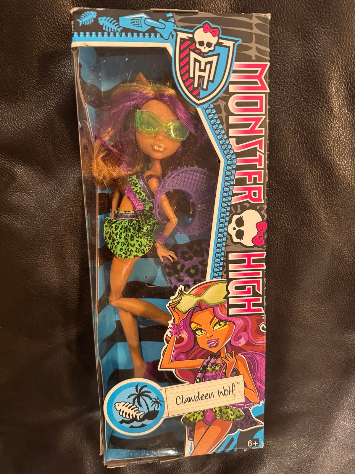 Monster high Clawdeen swim class doll