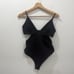 NWOT Free People Intimately Love Triangle Bodysuit in Black Sz Small