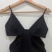 NWOT Free People Intimately Love Triangle Bodysuit in Black Sz Small