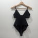 NWOT Free People Intimately Love Triangle Bodysuit in Black Sz Small