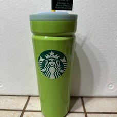 Starbucks 2025 Spring Lime Green & Blue Color SS 24 oz Tumbler, NWT