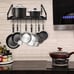 Wall-Mounted Hanging Pot Rack - Efficient Organizer for Pots and Pans in the Kit