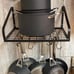 Wall-Mounted Hanging Pot Rack - Efficient Organizer for Pots and Pans in the Kit