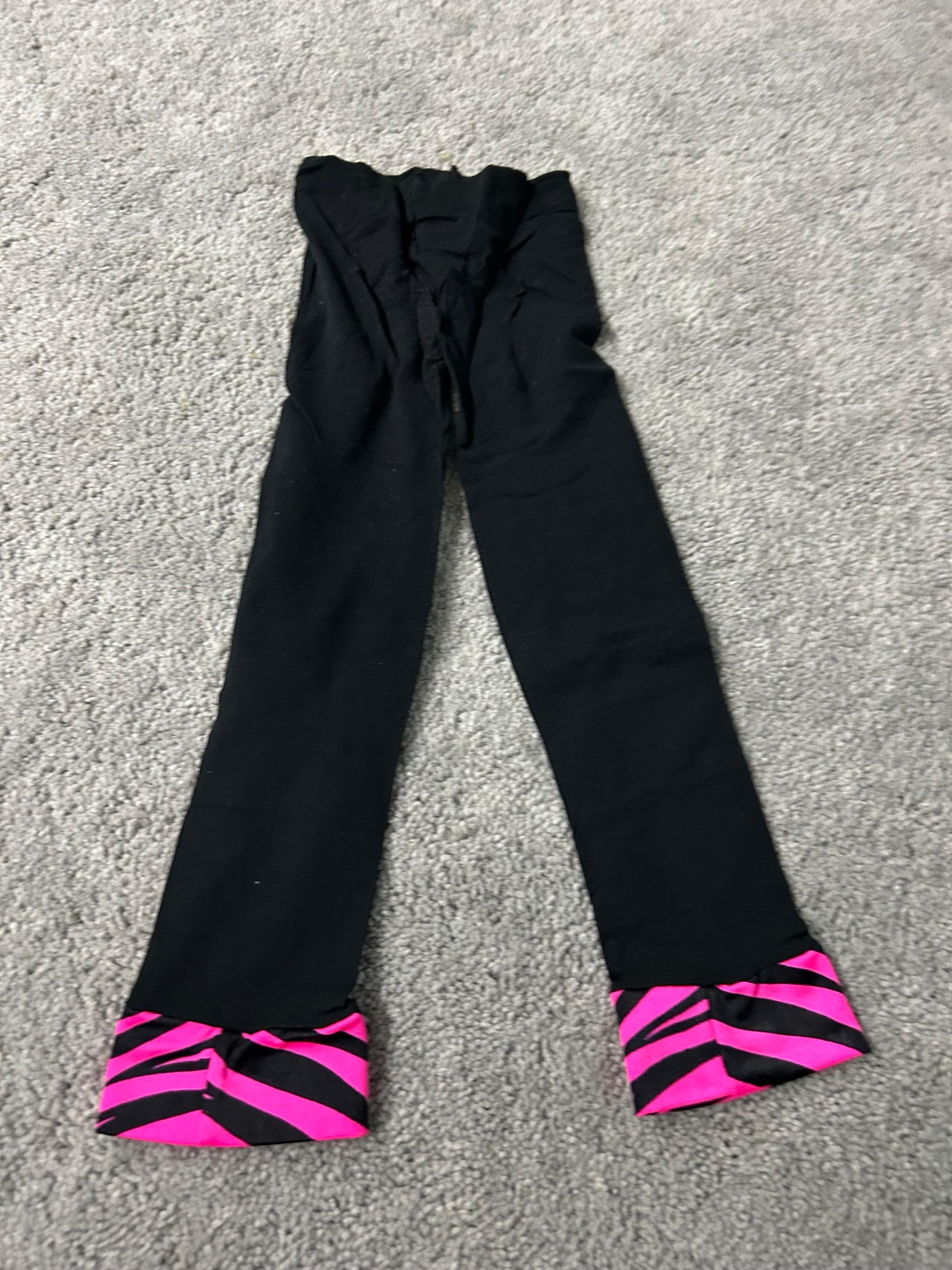 pants tic tac toe new leggings for girl size 4/6 100 % nylon
