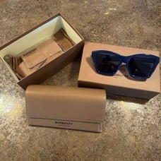 NWT Burberry Sunglasses DarkBlue - Unisex With Original Box