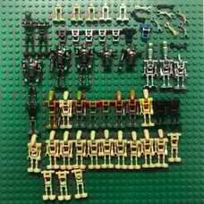 Large Lot of Official Lego Star Wars Droids and Droid Pieces