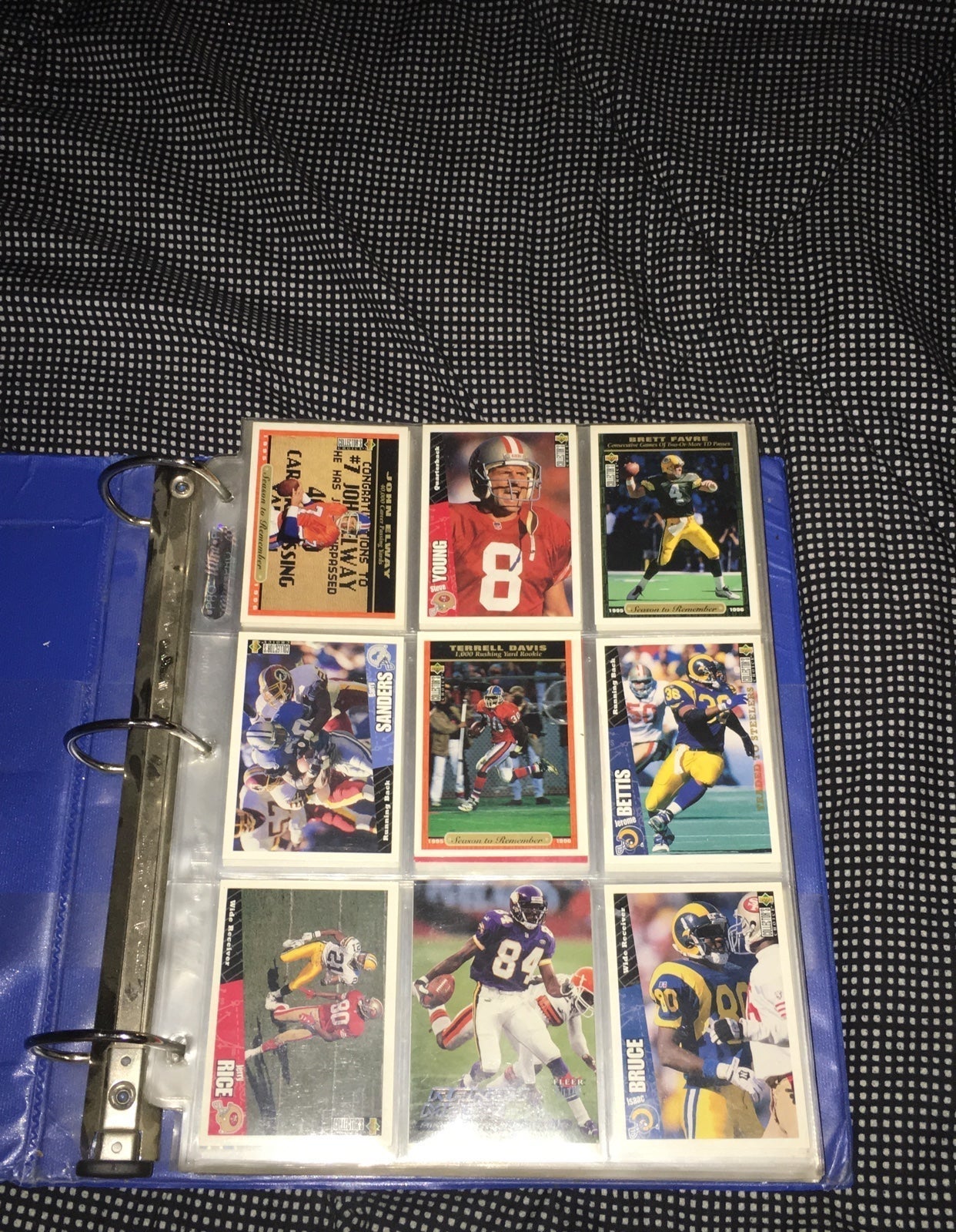 football cards and football stickers