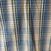 howler bros mens XXL blue gray plaid pearl snap long sleeve shirt