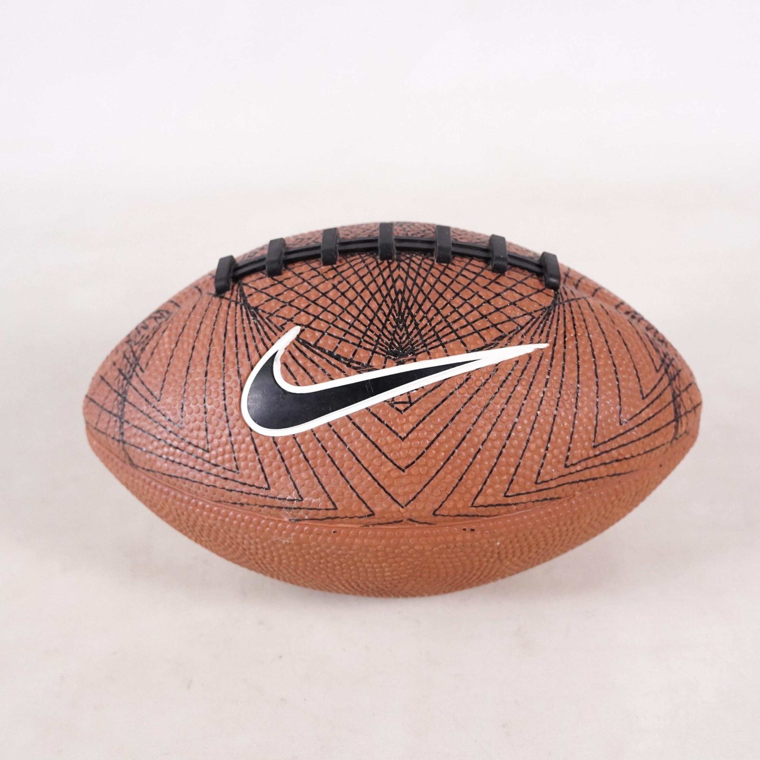 Nike Mini 500 Rubber Football Youth Size Sports Ball Sport Gear Equipment Brown