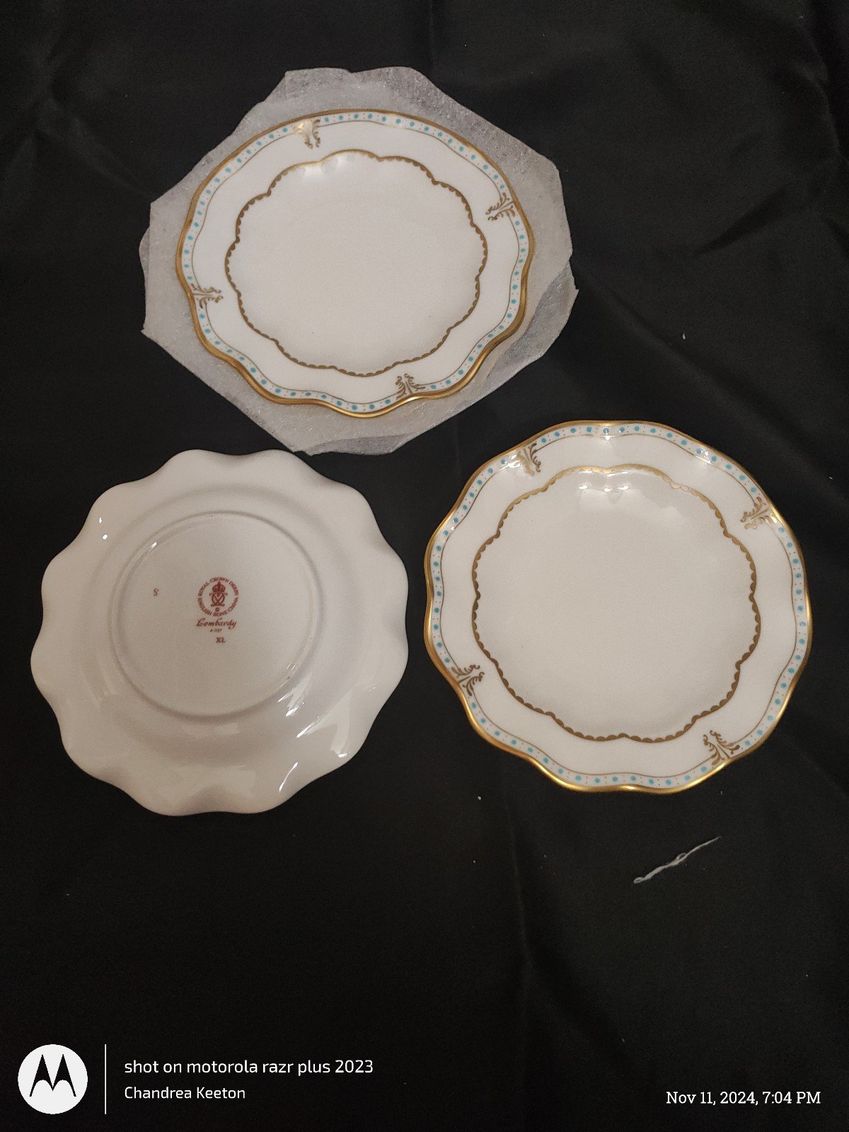 5 Royal Crown Derby bread & butter plates