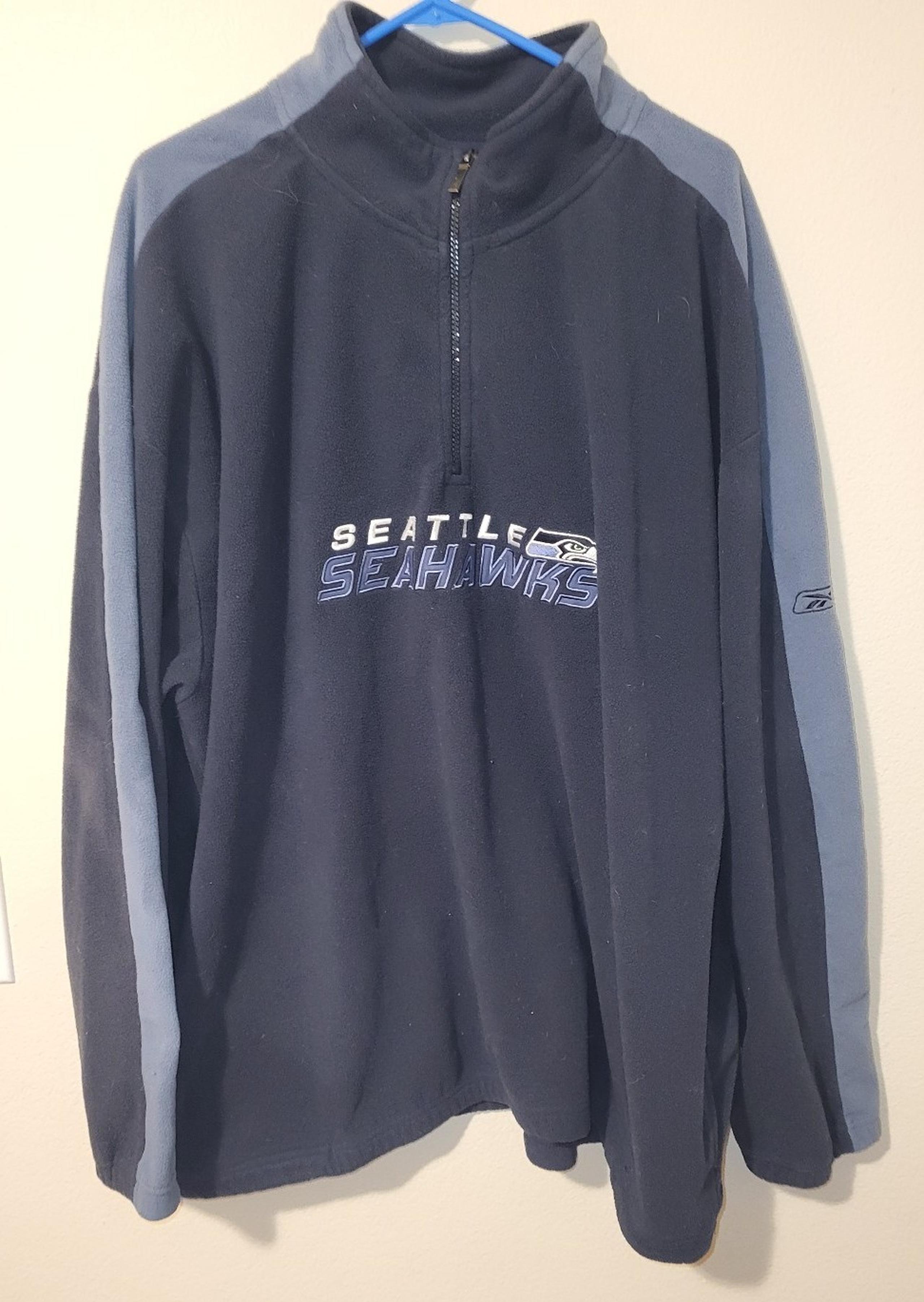 Vintage Reebok Seattle Seahawks Fleece Sweater Size 3XL