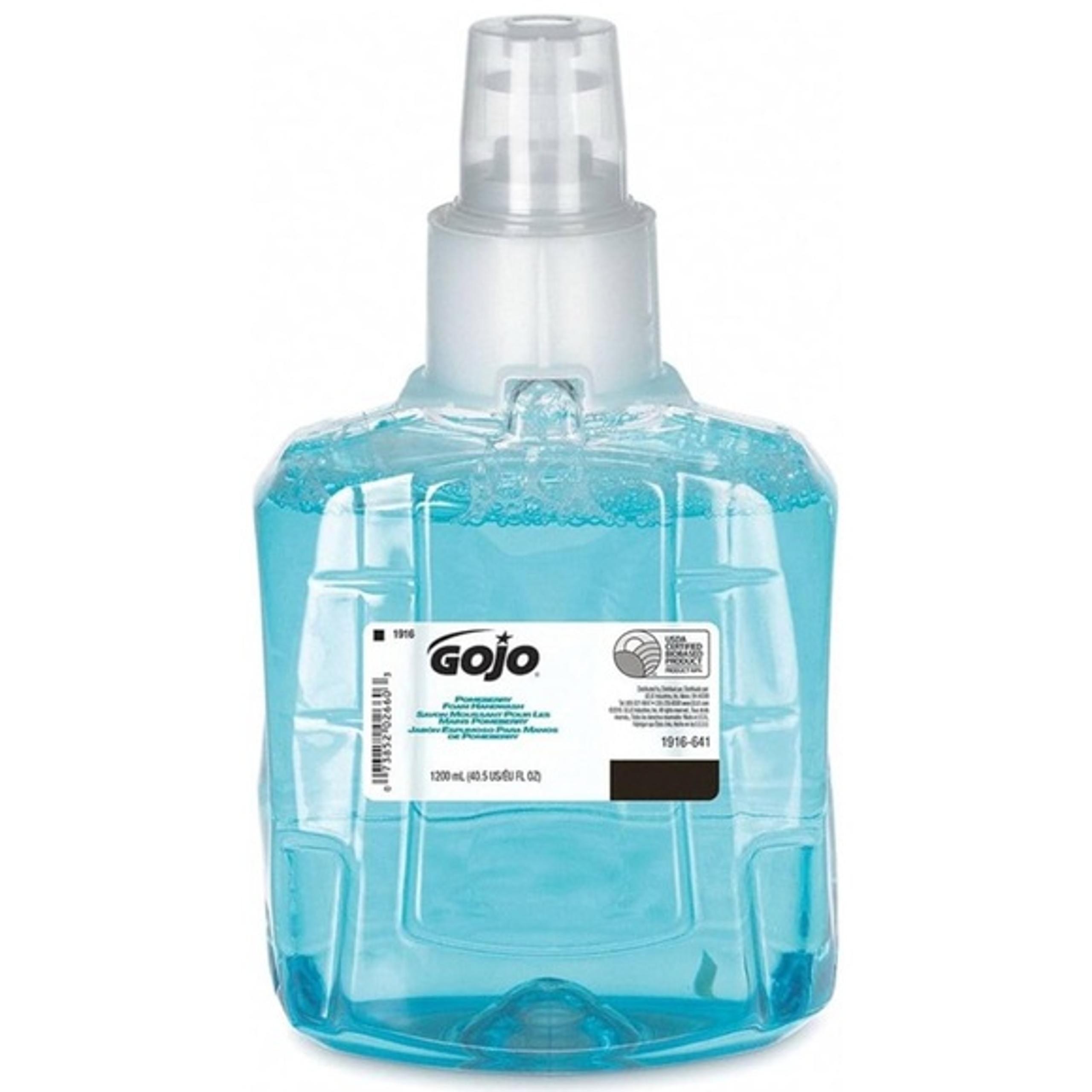 Gojo Blue Hand Soap Refill 1200ml Pomeberry Foam NEW
