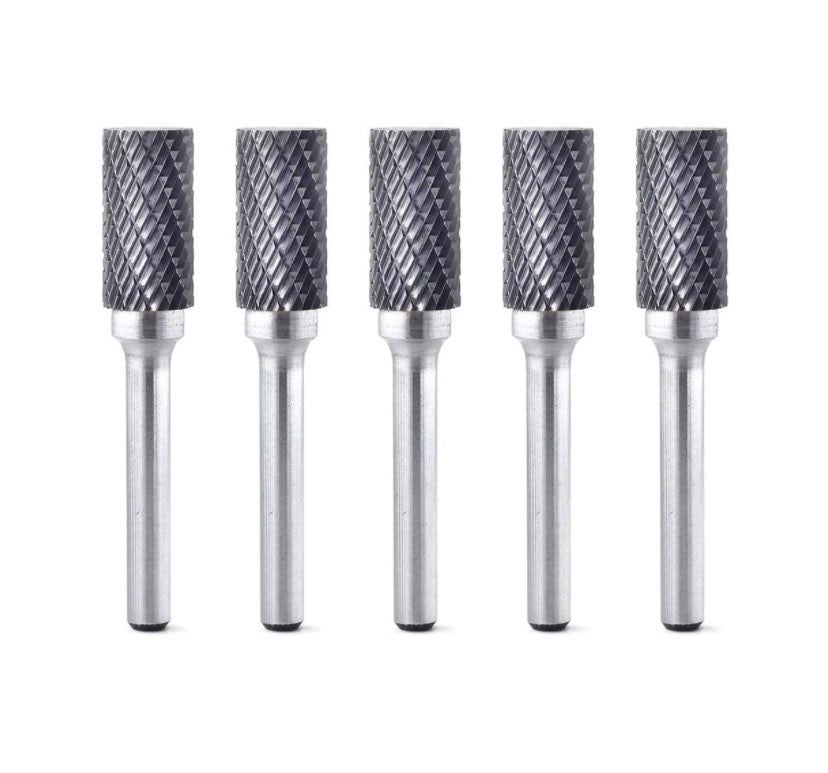 Tungsten Carbide Burrs - 5 piece set