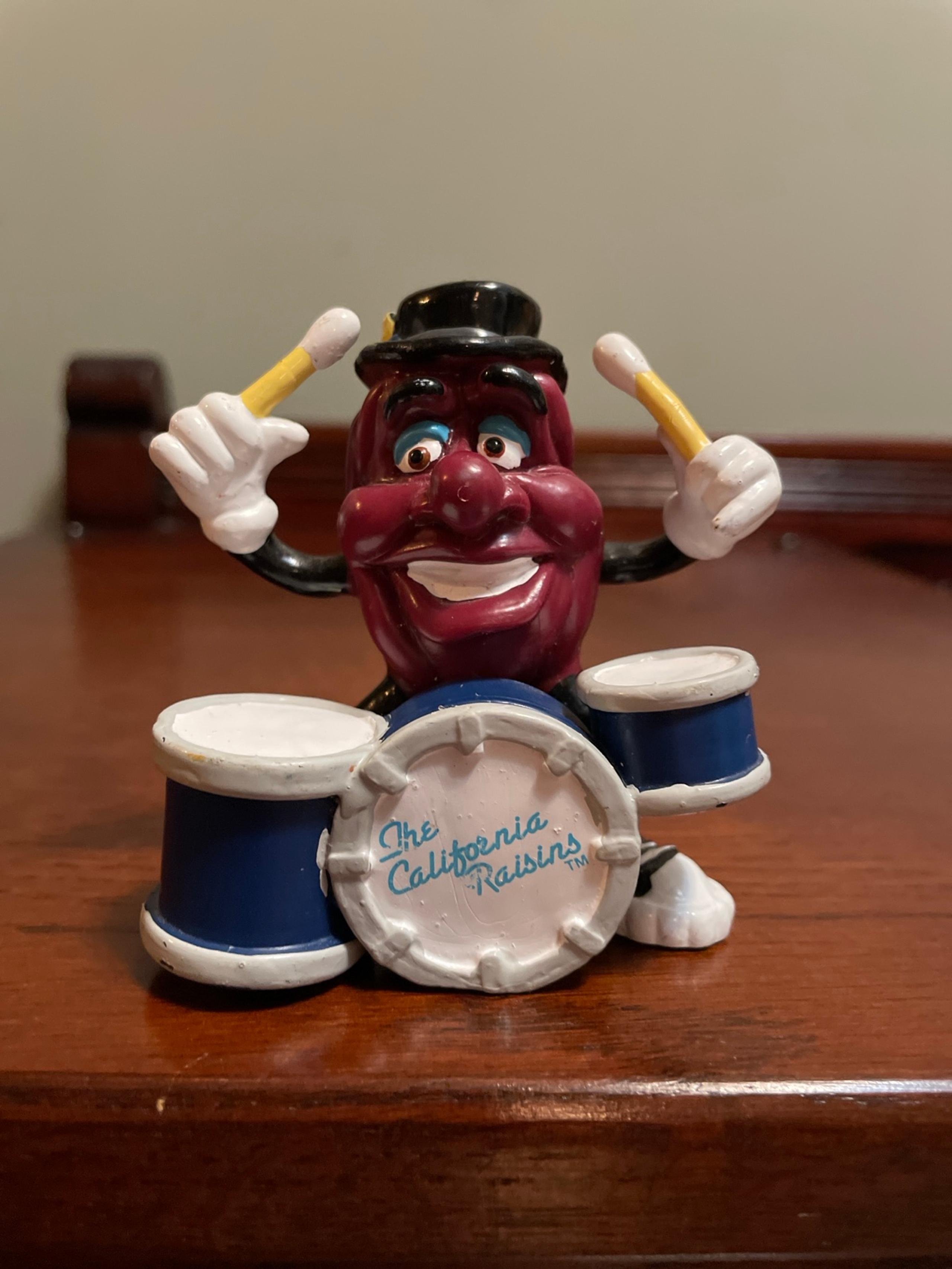 1988 California Raisin drummer figure
