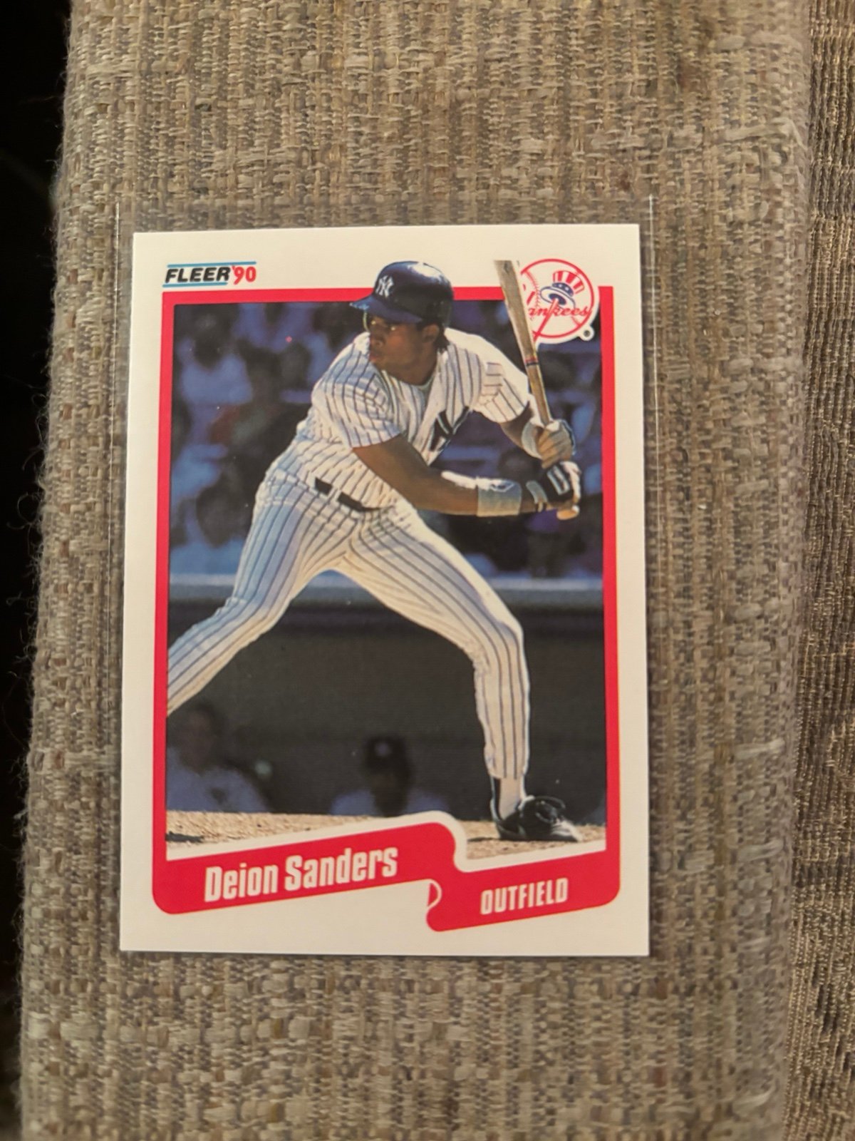 Deion Sanders error card