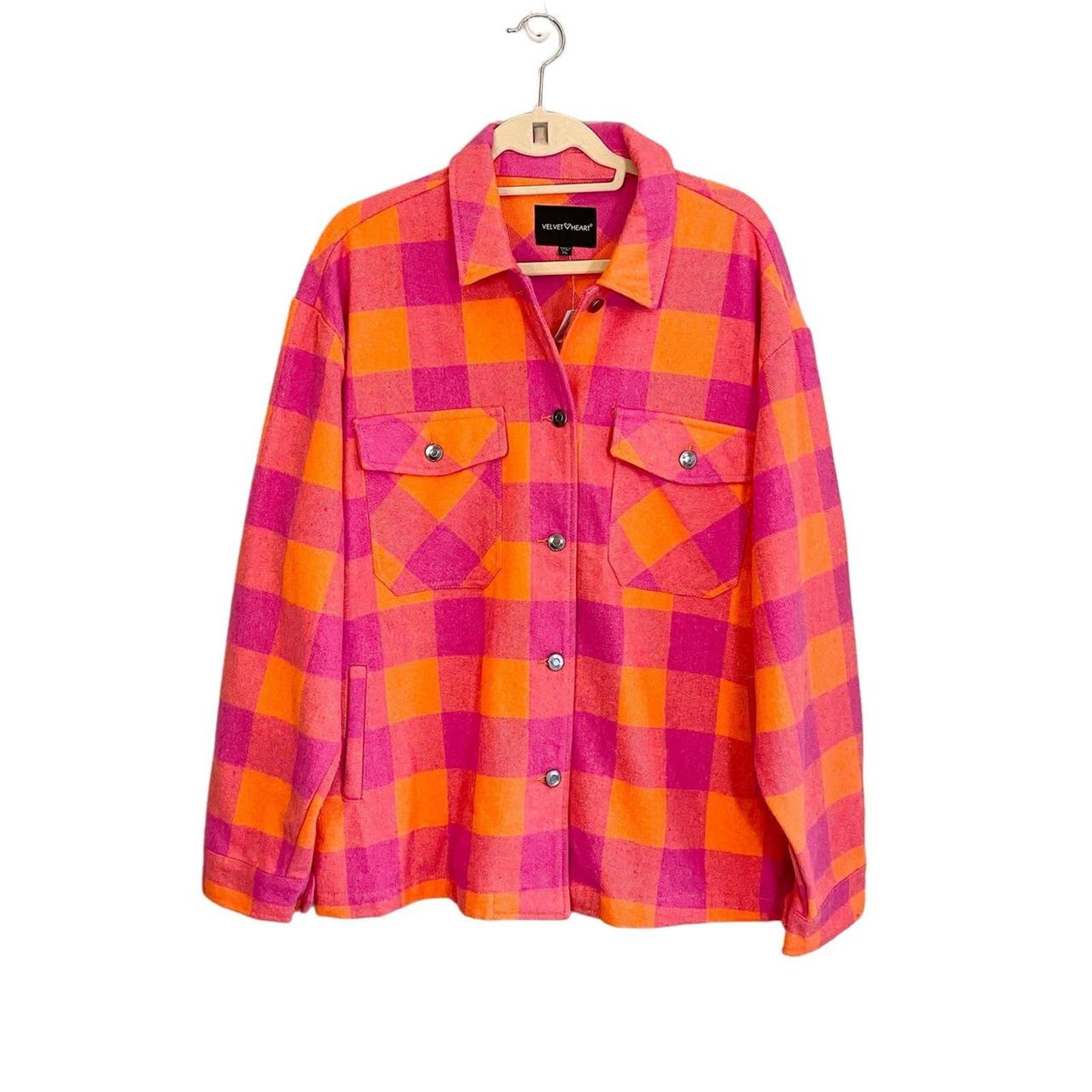 Women's Pink and Orange Top
